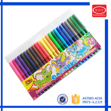 Multi-colors available PVC package non-toxic children art marker